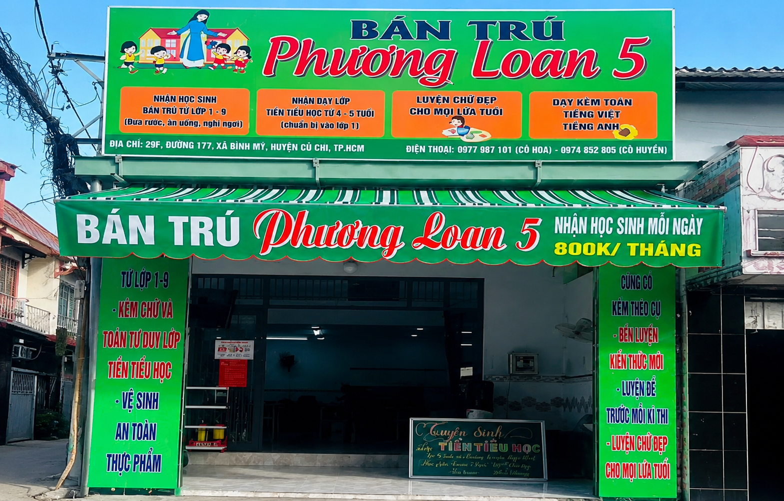 BÁN TRÚ PHƯƠNG LOAN CƠ SỞ 5